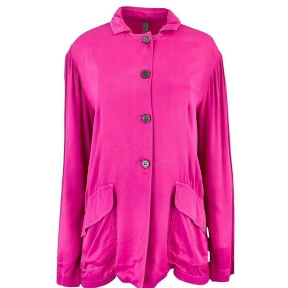 Raquel Allegra Explorer Blazer in Fuchsia NWT Size 1/Medium - Picture 1 of 9